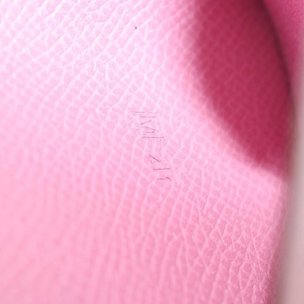 HERMES Agenda PM Day Planner Cover Epsom Leather Pink Auth 87806 - Picture 13 of 14